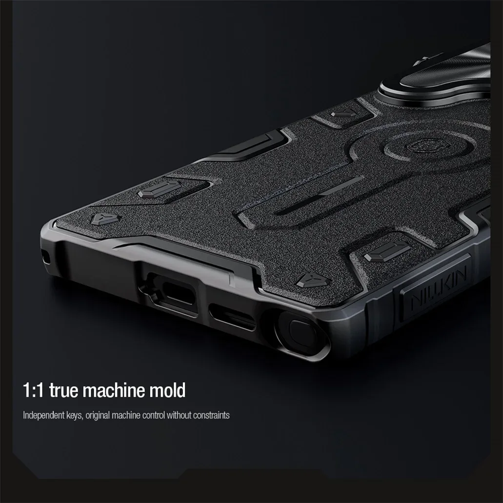 For Samsung Galaxy S25 Ultra Case NILLKIN CamShield Armor Prop Anti-drop Foldable Phone Stand Camera Cover For Samsung S25Ultra