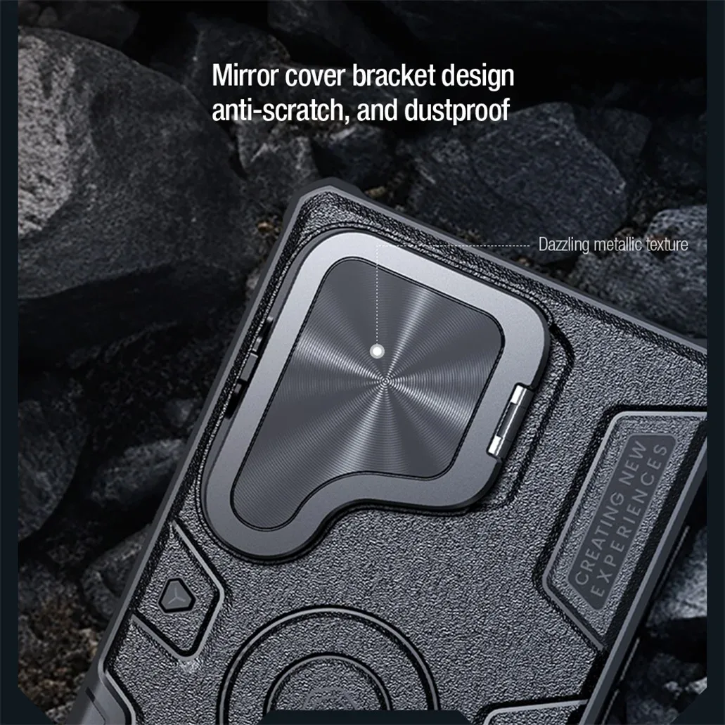 For Samsung Galaxy S25 Ultra Case NILLKIN CamShield Armor Prop Anti-drop Foldable Phone Stand Camera Cover For Samsung S25Ultra