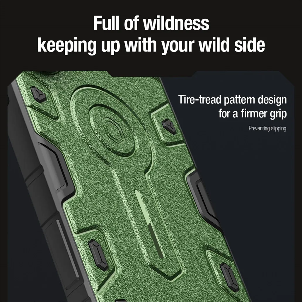 For Samsung Galaxy S25 Ultra Case NILLKIN CamShield Armor Prop Anti-drop Foldable Phone Stand Camera Cover For Samsung S25Ultra