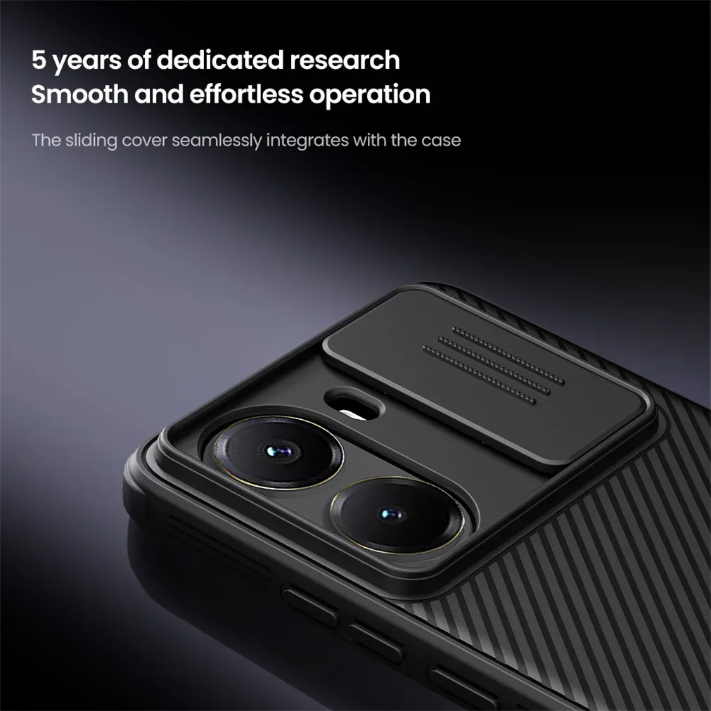 For Xiaomi Poco X7 Pro 5G Case NILLKIN CamShield Pro Privacy Protection Slide Camera Cover For Poco X7 Pro With Camera Curtain
