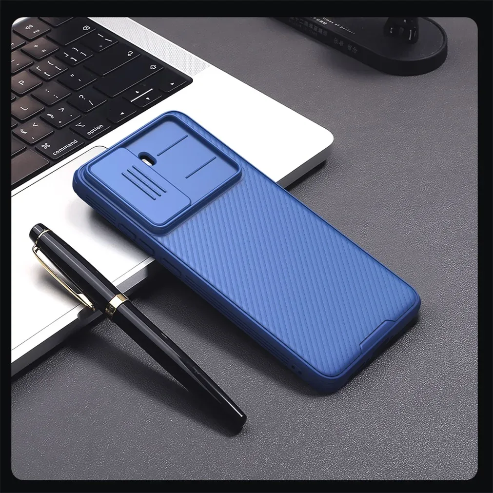 For Xiaomi Poco X7 Pro 5G Case NILLKIN CamShield Pro Privacy Protection Slide Camera Cover For Poco X7 Pro With Camera Curtain
