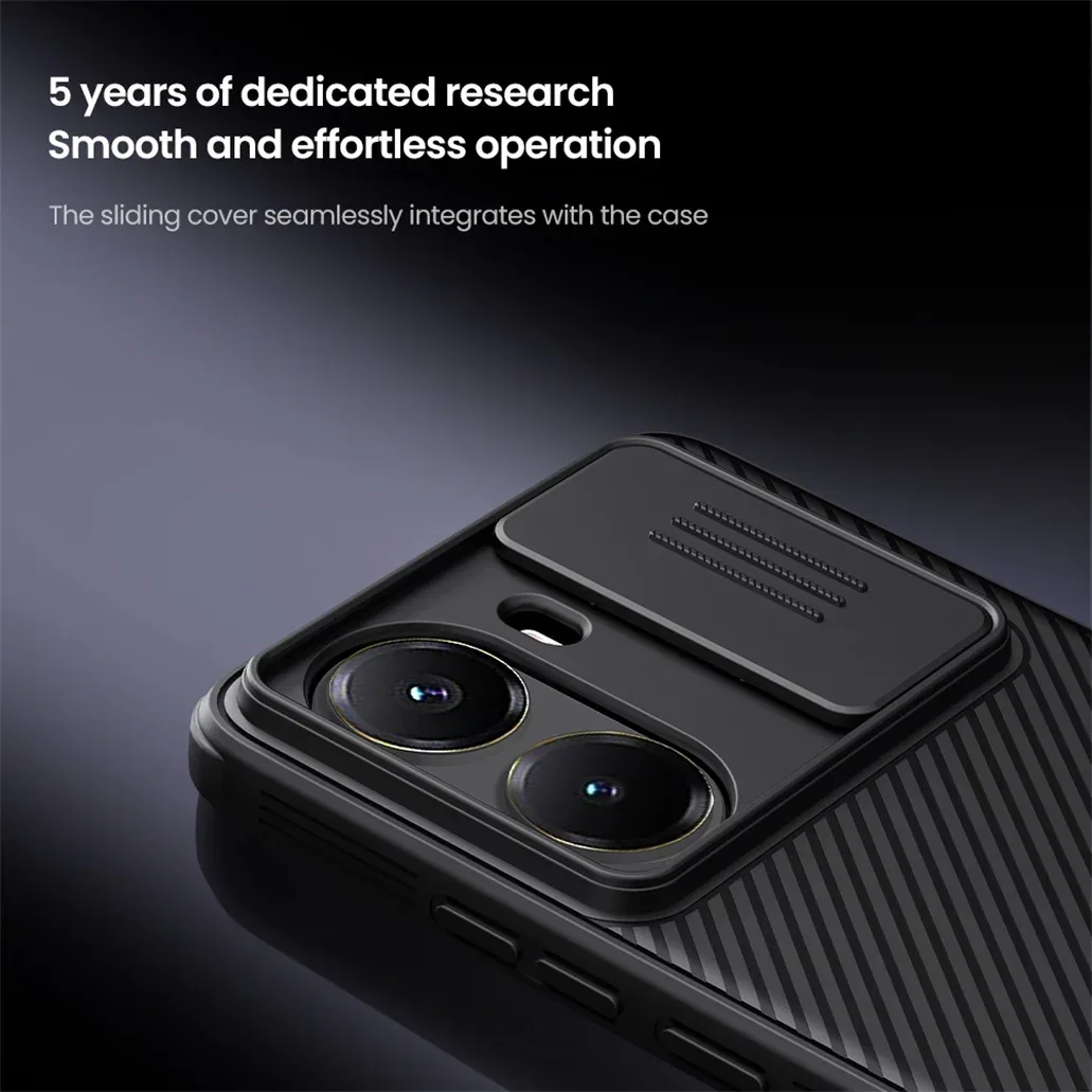 MagSafe Case For Xiaomi Poco X7 Pro 5G NILLKIN CamShield Pro Slide Camera Privacy Protection Magnetic Cover For Poco X7 Pro 5G