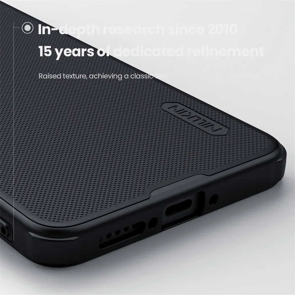 For Xiaomi Poco X7 Pro 5G Case Nillkin Frosted Shield Pro Soft TPU Frame Hard PC Shell Shockproof Back Cover For Poco X7 Pro