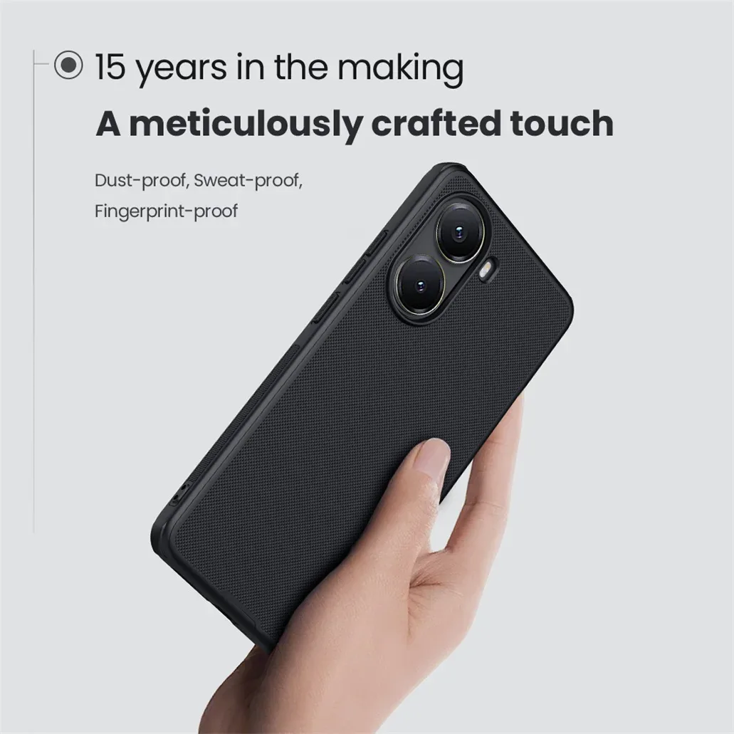 For Xiaomi Poco X7 Pro 5G Case Nillkin Frosted Shield Pro Soft TPU Frame Hard PC Shell Shockproof Back Cover For Poco X7 Pro