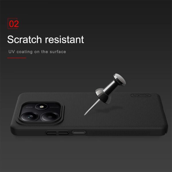 Чехол Nillkin Super Frosted Shield для Xiaomi Redmi Note 14 5G Global Version — изображение 4
