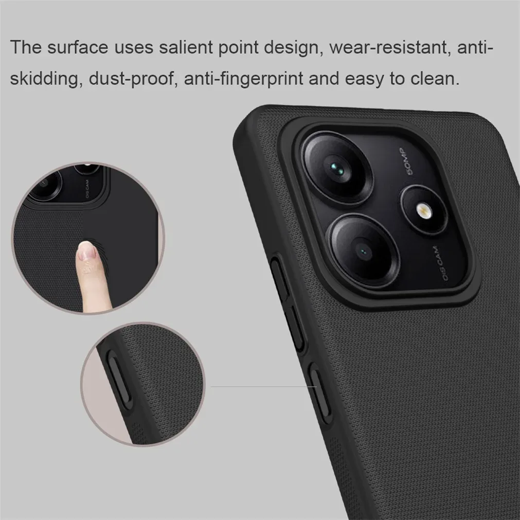 For Xiaomi Redmi Note 14 5G Global Version Case NILLKIN Frosted Shield Case Hard PC Ultra-Thin Back Cover For Redmi Note14 5G