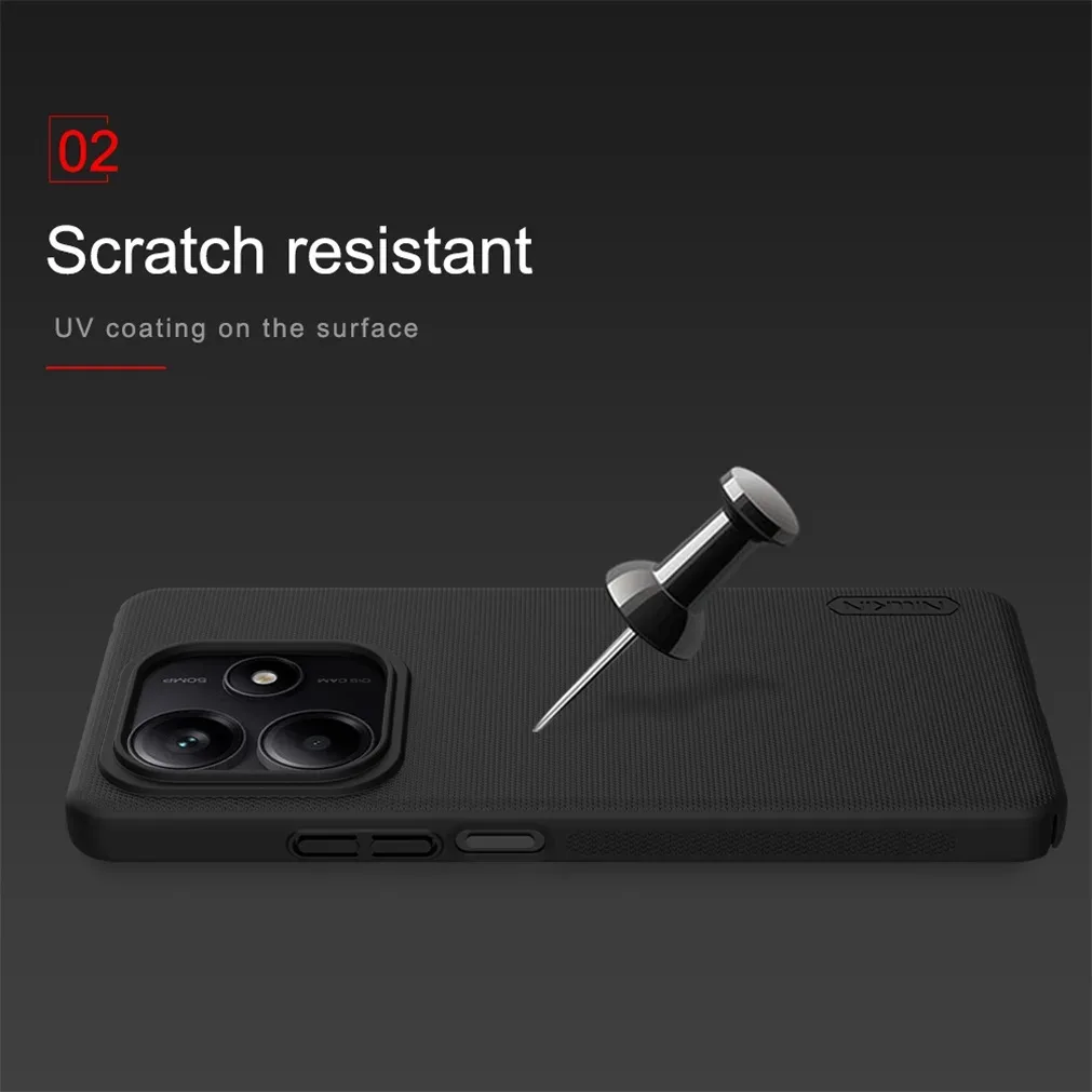 For Xiaomi Redmi Note 14 5G Global Version Case NILLKIN Frosted Shield Case Hard PC Ultra-Thin Back Cover For Redmi Note14 5G