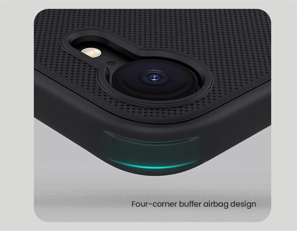 For iPhone 16e Case Nillkin Frosted Shield Pro Soft TPU Frame Hard PC Shell Shockproof Ultra-thin Back Cover For iPhone 16e