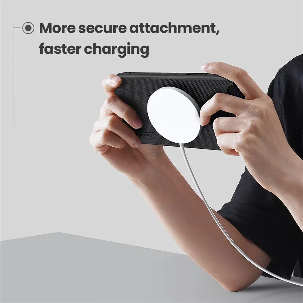 For iPhone 16e MagSafe Case Nillkin Frosted Shield Pro Shockproof Magnetic Charging Case TPU Frame PC Back Cover For iPhone 16e