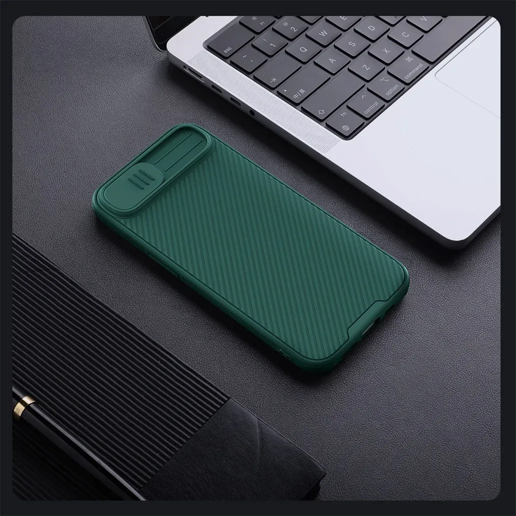 For iPhone 16e Case NILLKIN CamShield Pro Shockproof Privacy Protection Slide Camera Cover For iPhone 16e With Camera Curtain