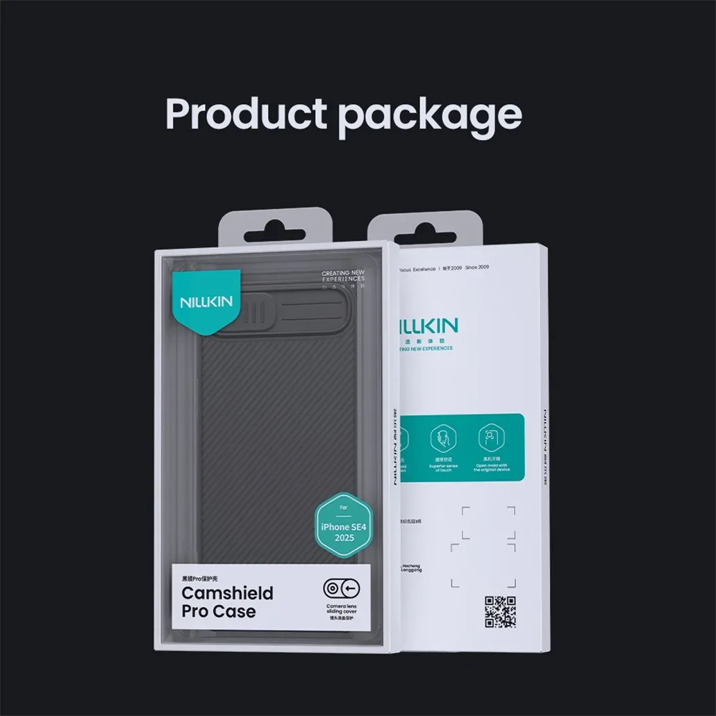 For iPhone 16e Case NILLKIN CamShield Pro Shockproof Privacy Protection Slide Camera Cover For iPhone 16e With Camera Curtain