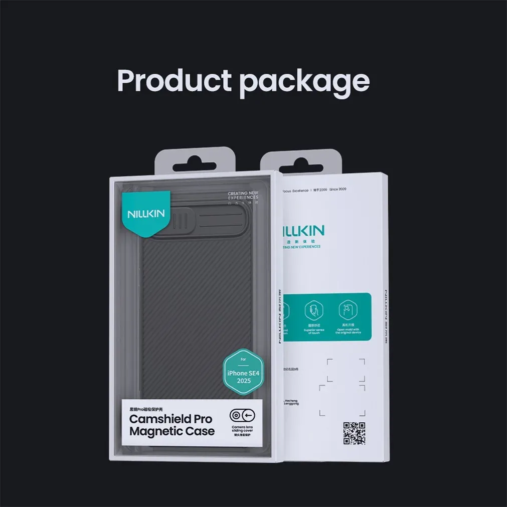 For iPhone 16e MagSafe Case NILLKIN CamShield Pro Shockproof Magnetic Charging Slide Camera Cover For iPhone 16e With Curtain