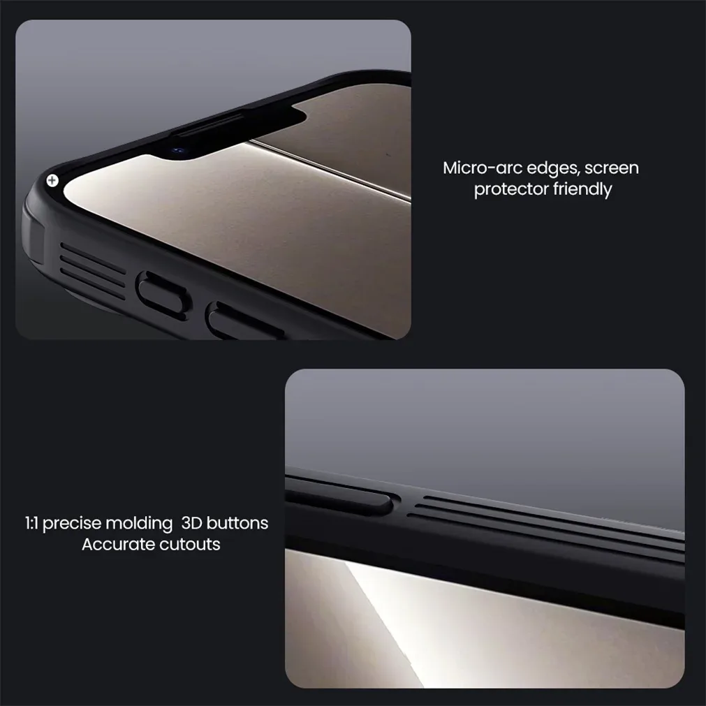 For iPhone 16e MagSafe Case NILLKIN CamShield Pro Shockproof Magnetic Charging Slide Camera Cover For iPhone 16e With Curtain