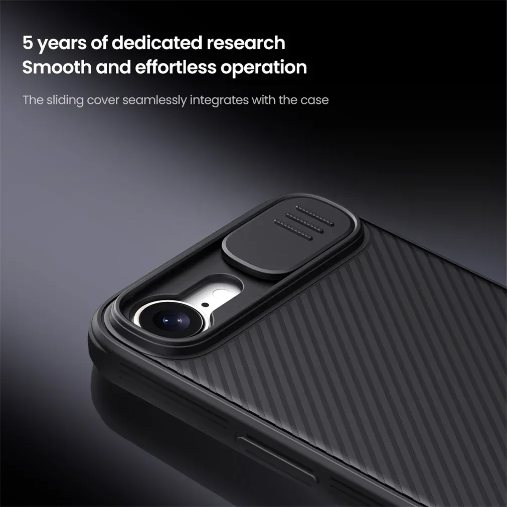 For iPhone 16e MagSafe Case NILLKIN CamShield Pro Shockproof Magnetic Charging Slide Camera Cover For iPhone 16e With Curtain