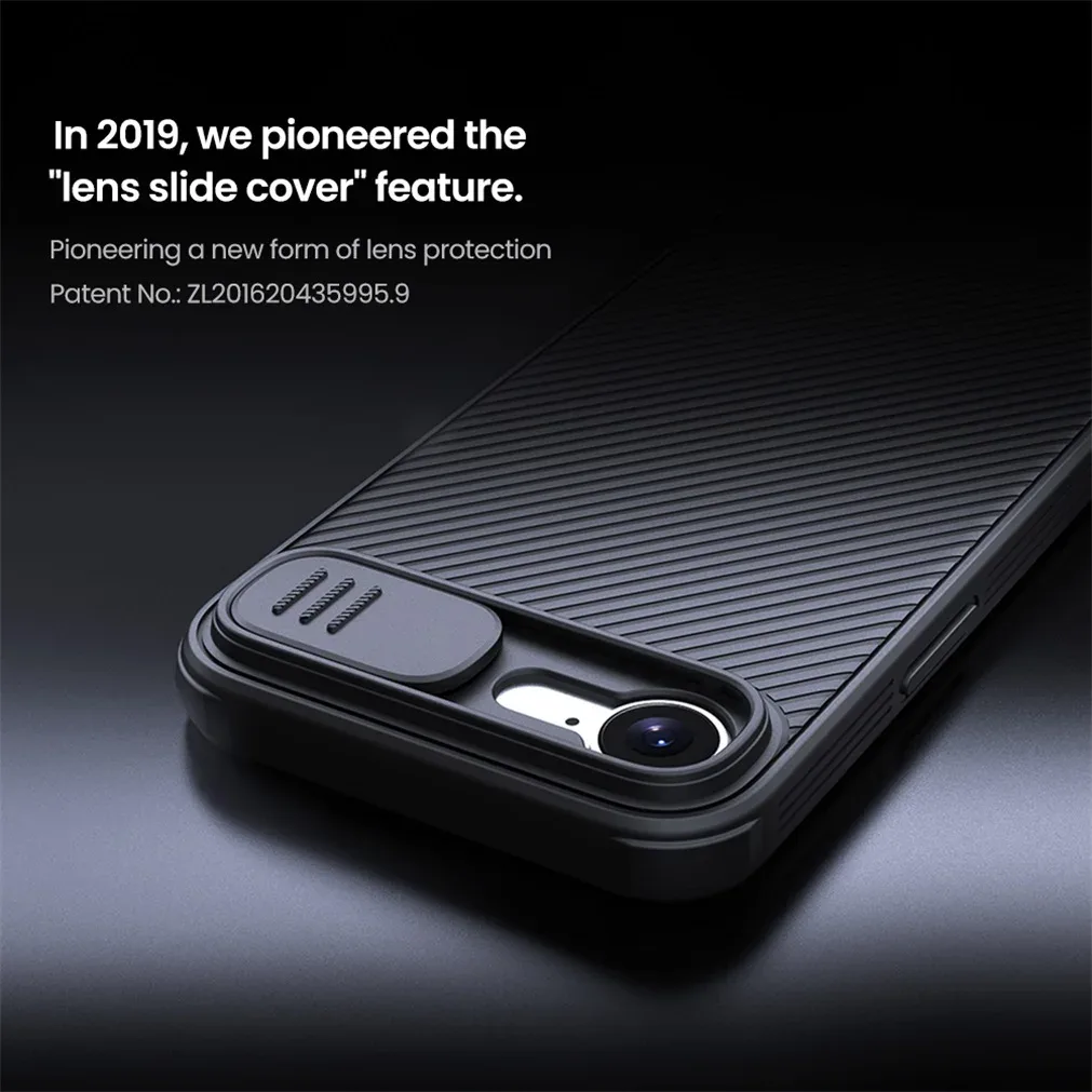 For iPhone 16e MagSafe Case NILLKIN CamShield Pro Shockproof Magnetic Charging Slide Camera Cover For iPhone 16e With Curtain