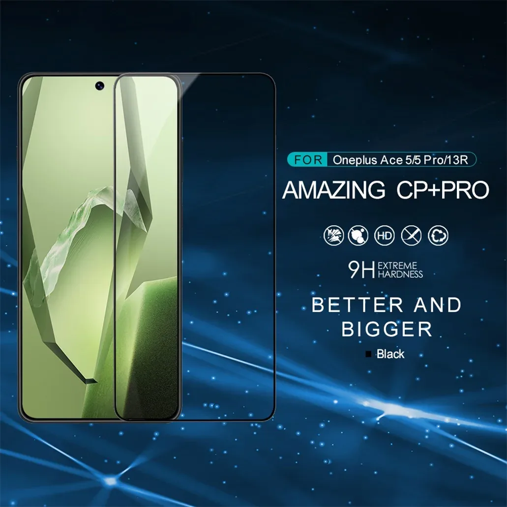 Nillkin For OnePlus 13R / Ace 5 /5 Pro Tempered Glass CP+PRO Anti-Explosion 2.5D 9H Full Screen Protector For One Plus 13R