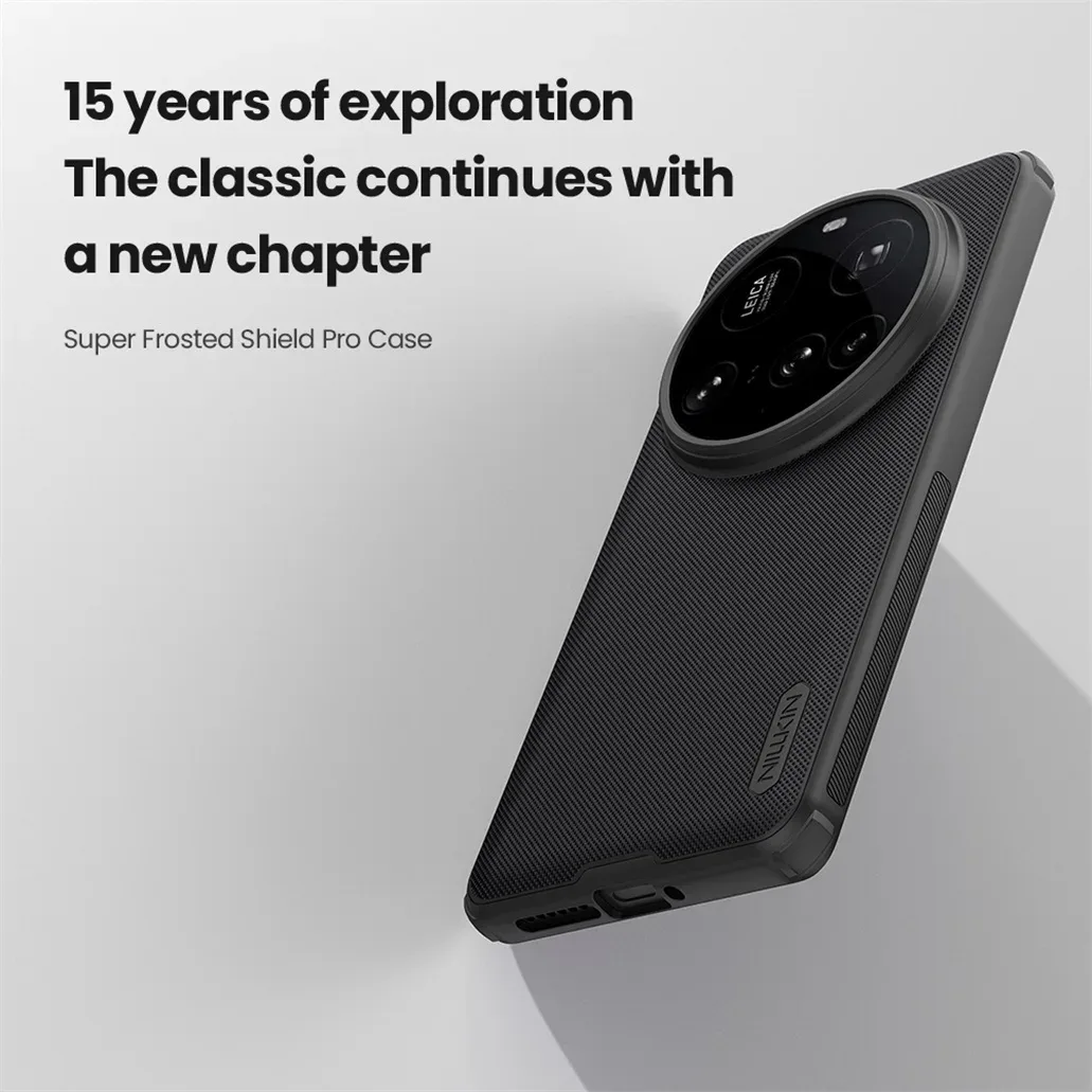 For Xiaomi 15 Ultra Case Nillkin Frosted Shield Pro Soft TPU Frame Hard PC Shell Shockproof Ultra-thin Cover For Xiaomi 15Ultra