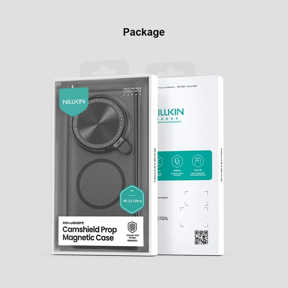 For Xiaomi 15 Ultra MagSafe Case NILLKIN Transparent Case Magnetic Wireless Charging Phone Holder Camera Cover For Mi 15 Ultra