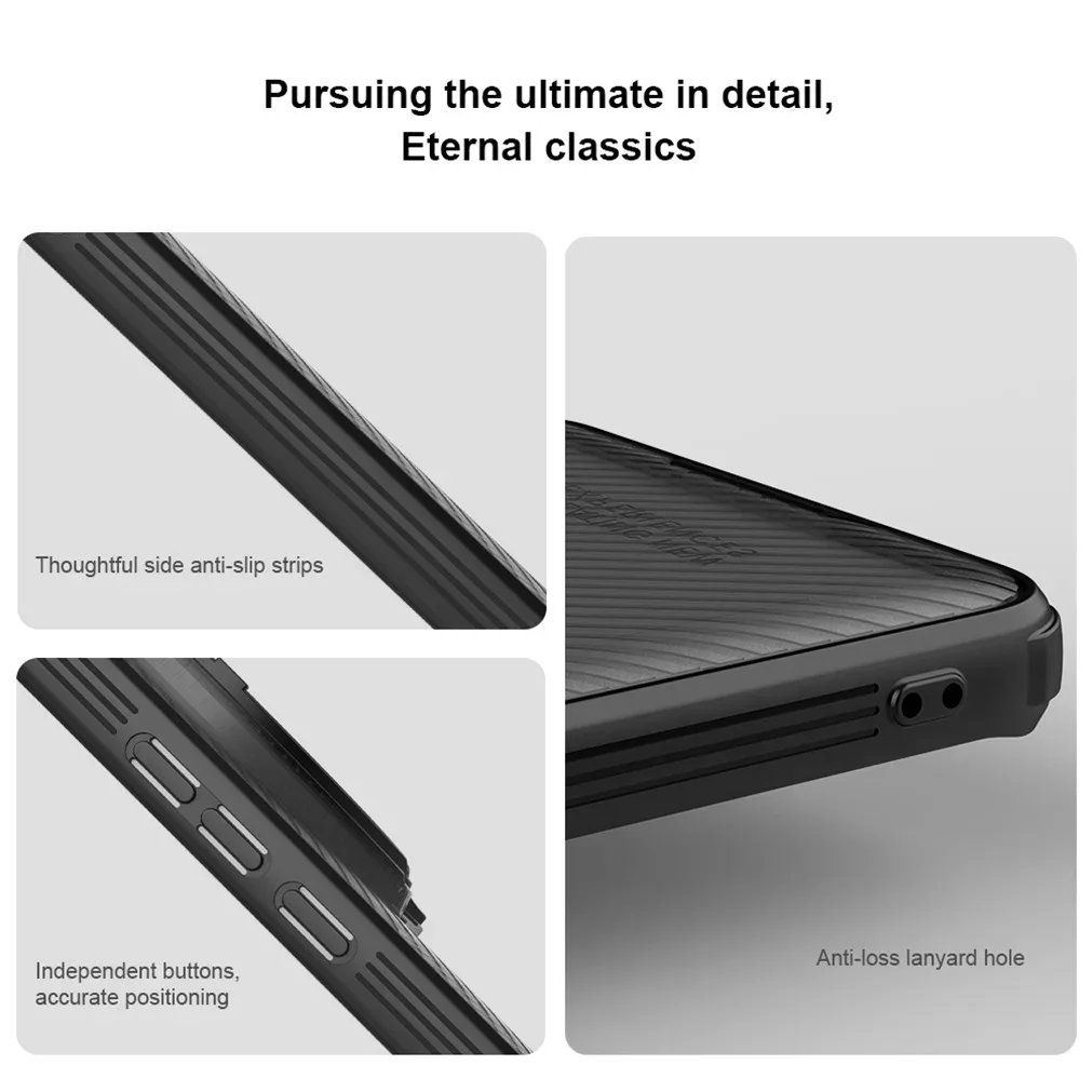 For Xiaomi 15 Ultra Transparent Case NILLKIN CamShield Prop With Phone Holder Hinged Camera Protective Cover For Xiaomi 15Ultra