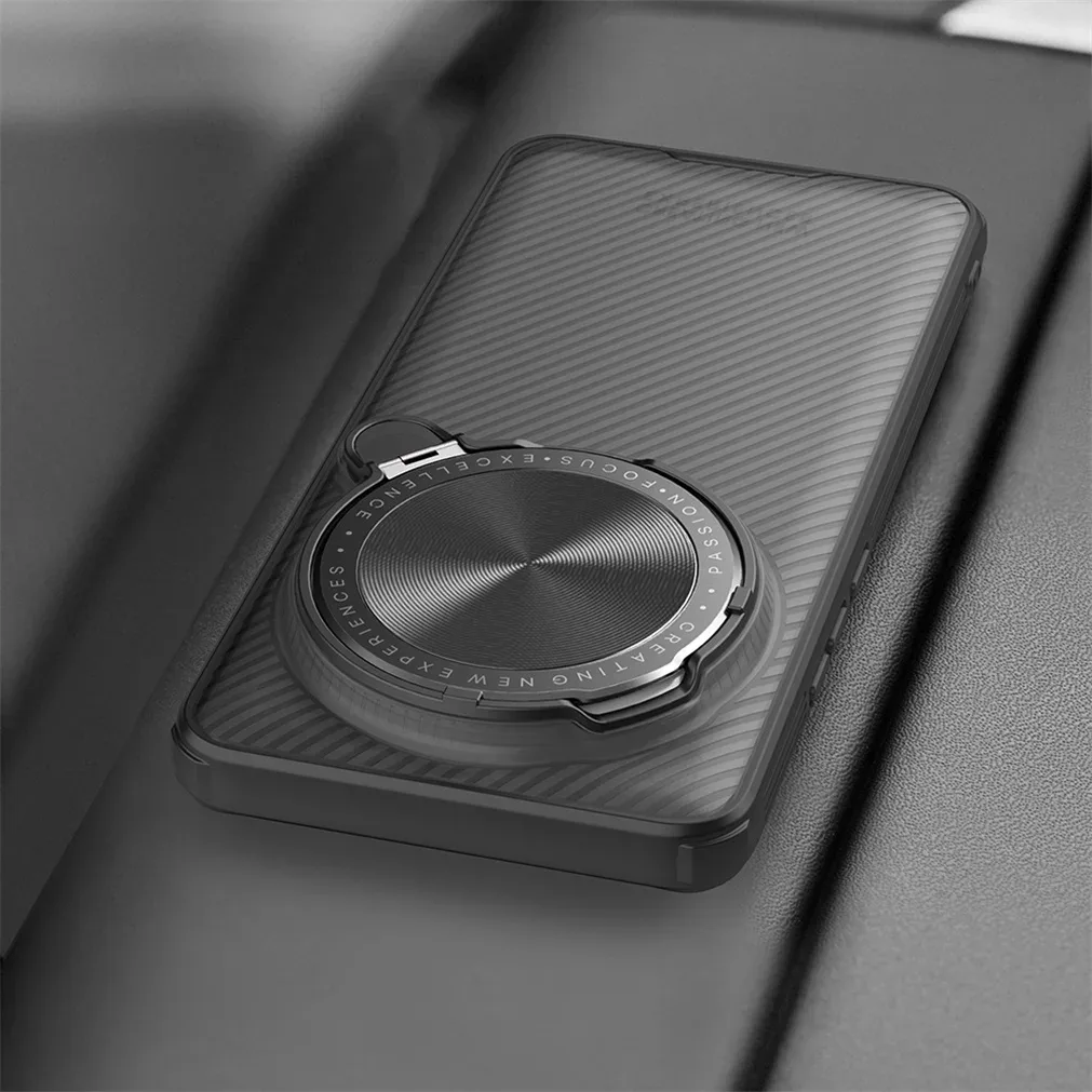 For Xiaomi 15 Ultra Transparent Case NILLKIN CamShield Prop With Phone Holder Hinged Camera Protective Cover For Xiaomi 15Ultra