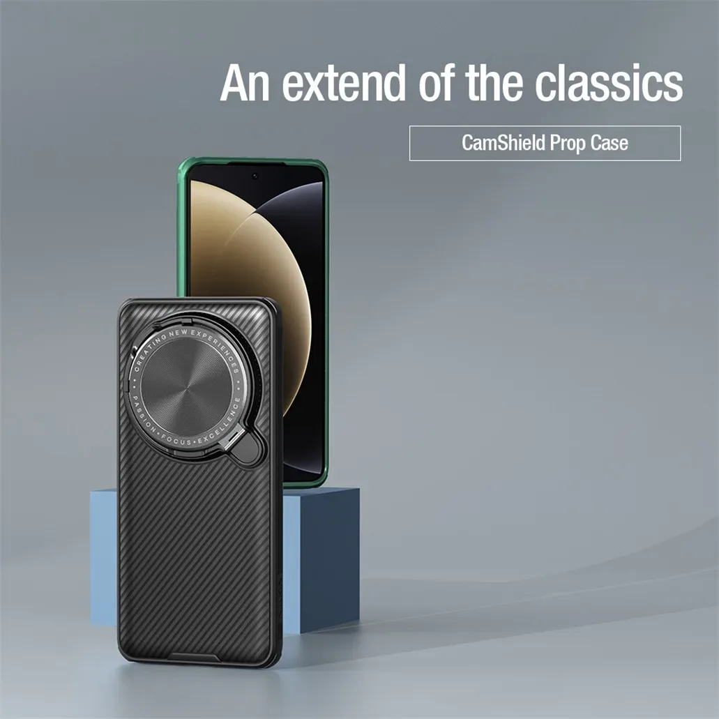 For Xiaomi 15 Ultra Case NILLKIN CamShield Prop Shockproof With Phone Holder Hinged Camera Protective Cover For Xiaomi 15Ultra