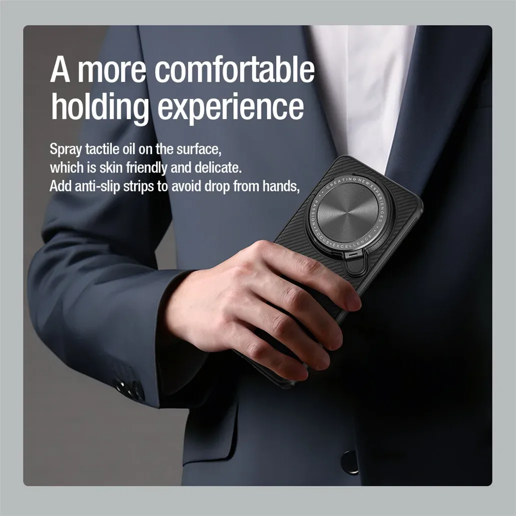 For Xiaomi 15 Ultra Case NILLKIN CamShield Prop Shockproof With Phone Holder Hinged Camera Protective Cover For Xiaomi 15Ultra