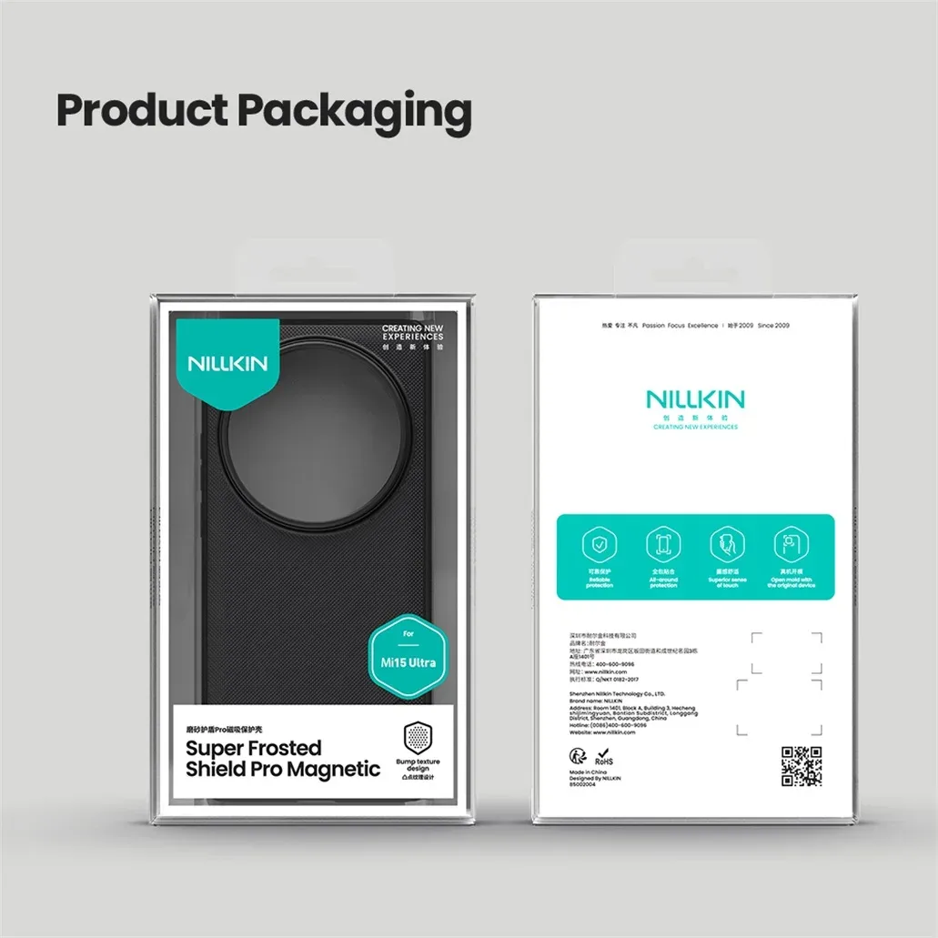 For Xiaomi 15 Ultra MagSafe Case Nillkin Frosted Shield Pro Magnetic Charging Case Soft Frame Hard Back Cover For Xiaomi 15Ultra