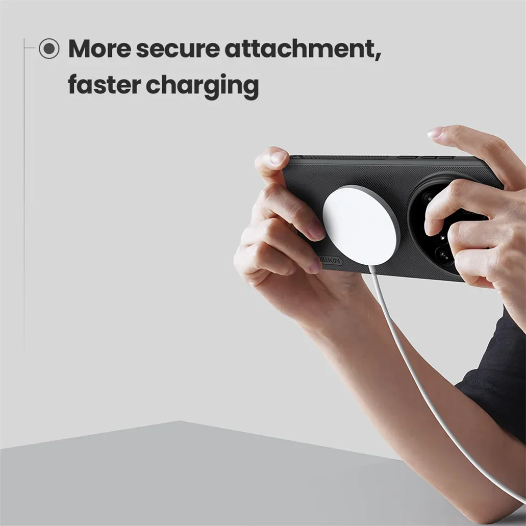 For Xiaomi 15 Ultra MagSafe Case Nillkin Frosted Shield Pro Magnetic Charging Case Soft Frame Hard Back Cover For Xiaomi 15Ultra