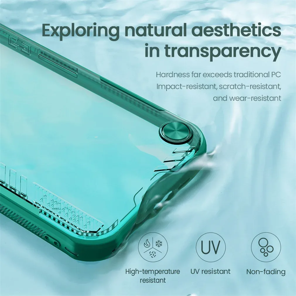 For iPhone 16e Case NILLKIN Iceblade Prop Shockproof Transparent Eco-friendly Material Phone Holder Camera Cover For iPhone16e