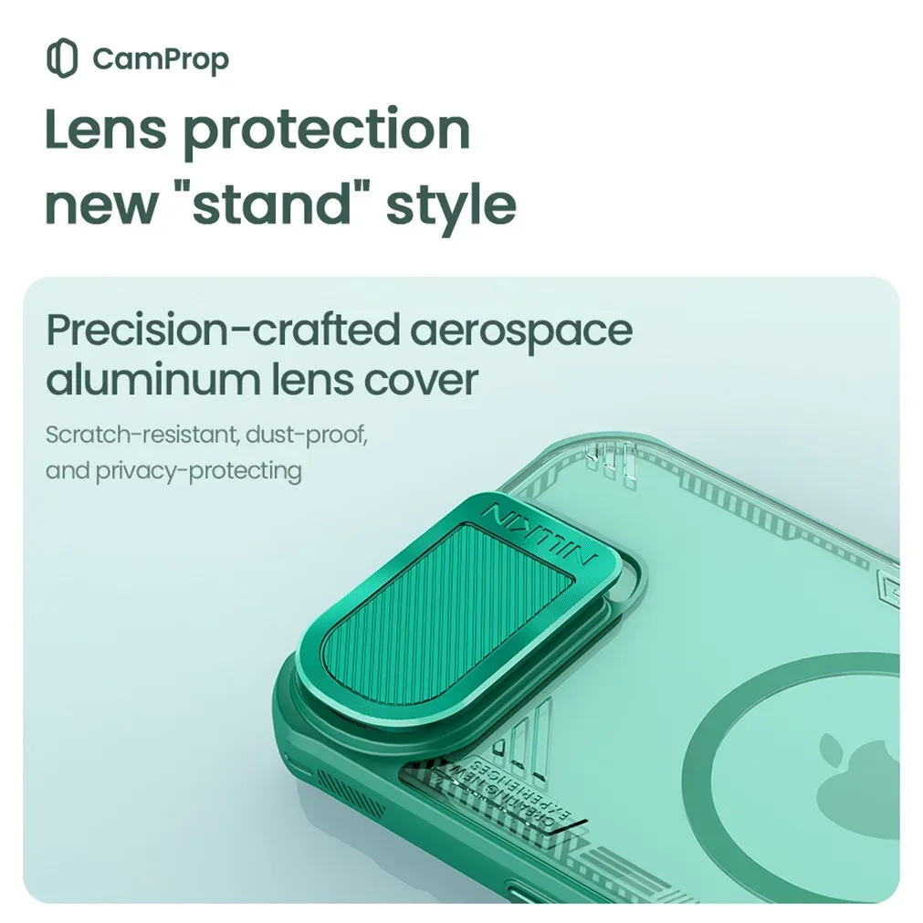 For iPhone 16e Magsafe Case NILLKIN Iceblade Prop Transparent Eco-friendly Magnetic Wireless Charging Back Cover For iPhone16e