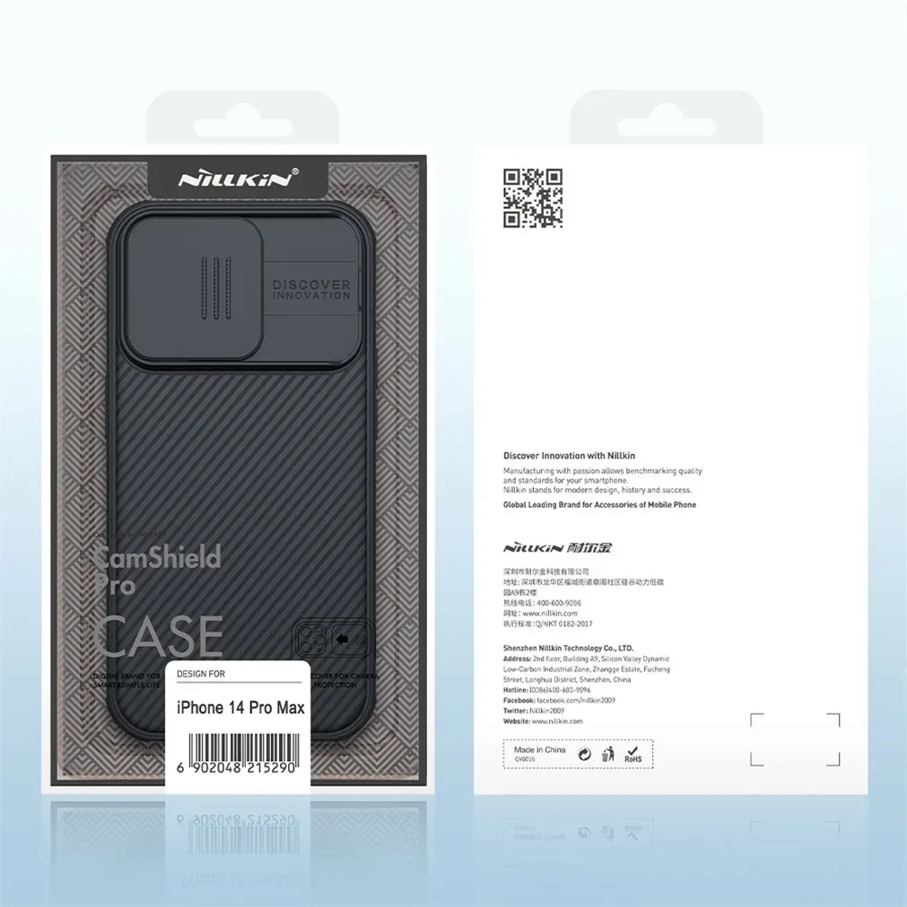 For iPhone 14 Pro Max Case NILLKIN CamShield Pro Slide Camera Cover Lens Protection For iPhone14 Case For iPhone 14 Pro /14 Plus