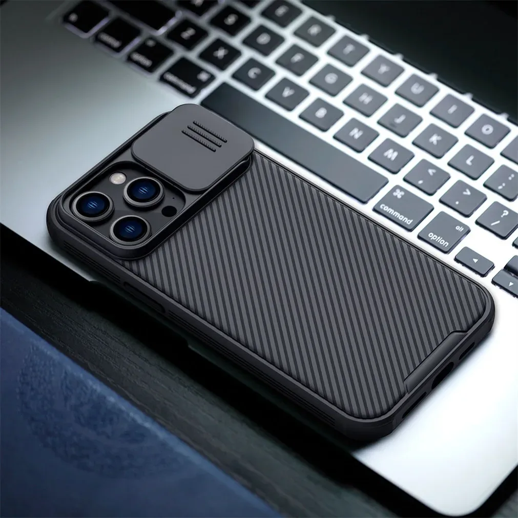 For iPhone 14 Pro Max Case NILLKIN CamShield Pro Slide Camera Cover Lens Protection For iPhone14 Case For iPhone 14 Pro /14 Plus