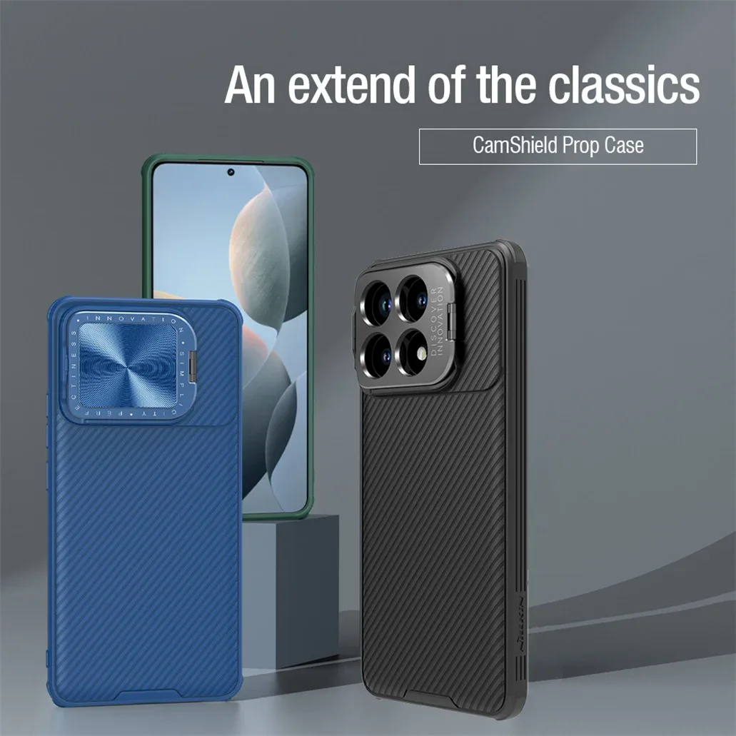For Xiaomi Poco F6 Pro MagSafe Case NILLKIN CamShield Prop Magnetic Case Flip-style Phone Holder Camera Cover For Poco F6 Pro