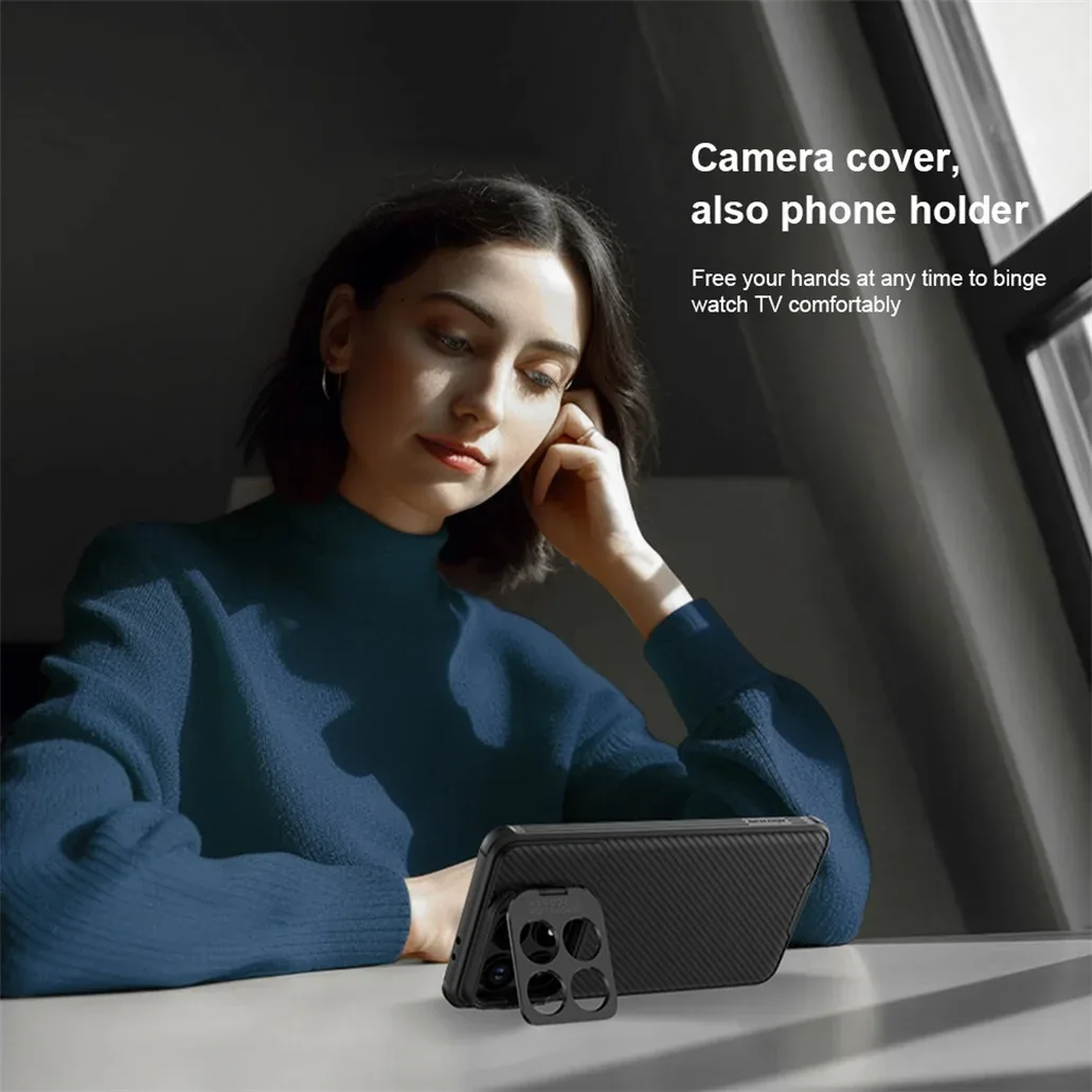 For Xiaomi Poco F6 Pro MagSafe Case NILLKIN CamShield Prop Magnetic Case Flip-style Phone Holder Camera Cover For Poco F6 Pro
