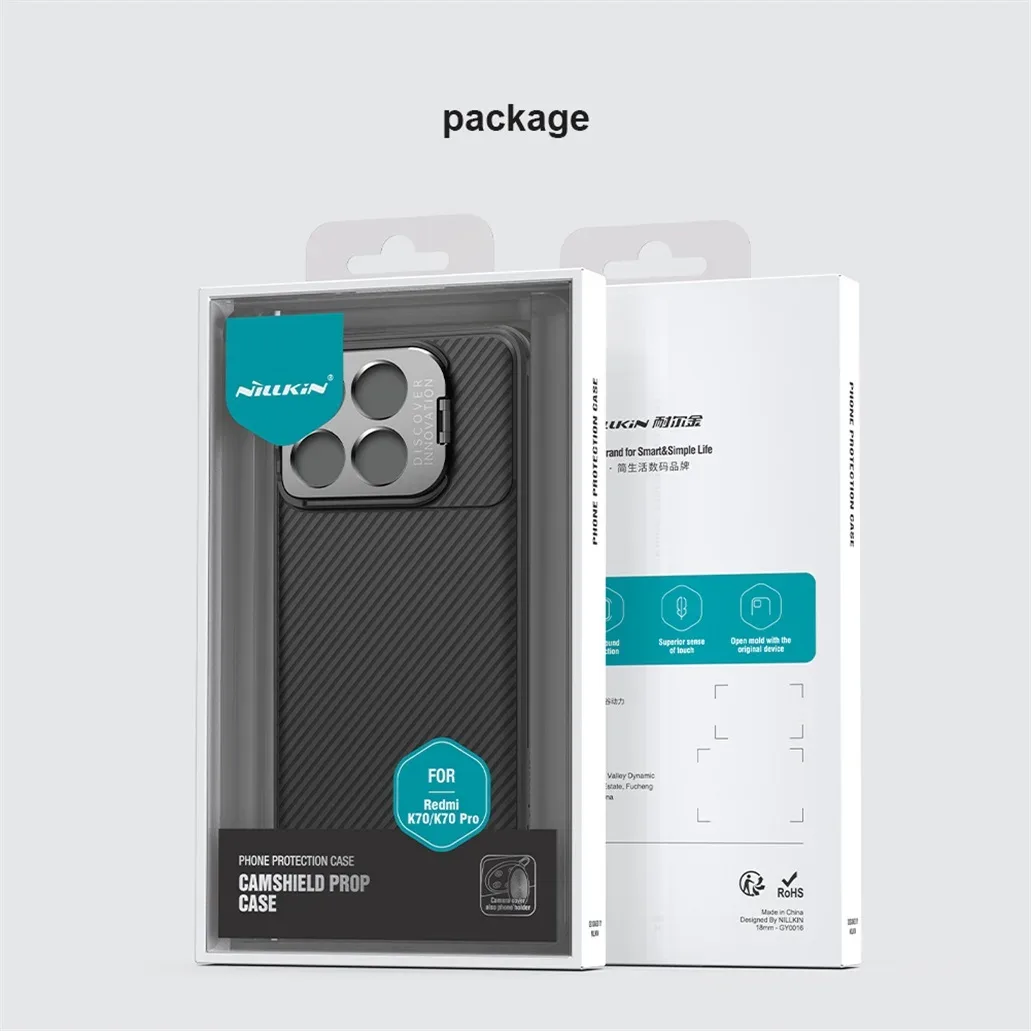 For Xiaomi Poco F6 Pro MagSafe Case NILLKIN CamShield Prop Magnetic Case Flip-style Phone Holder Camera Cover For Poco F6 Pro