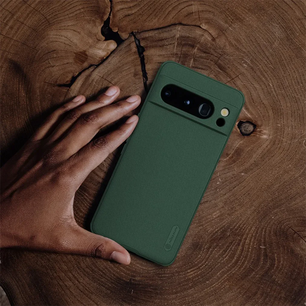 Nillkin For Google Pixel 8 Pro Case Super Frosted Shield Pro TPU Frame Hard PC Shell Luxuly Shockproof Back Cover For Pixel8