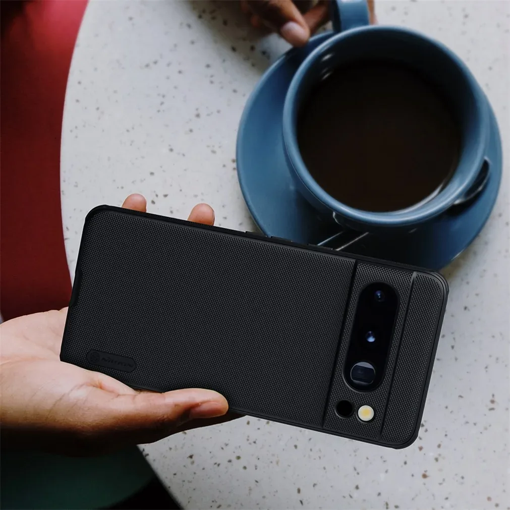 Nillkin For Google Pixel 8 Pro Case Super Frosted Shield Pro TPU Frame Hard PC Shell Luxuly Shockproof Back Cover For Pixel8