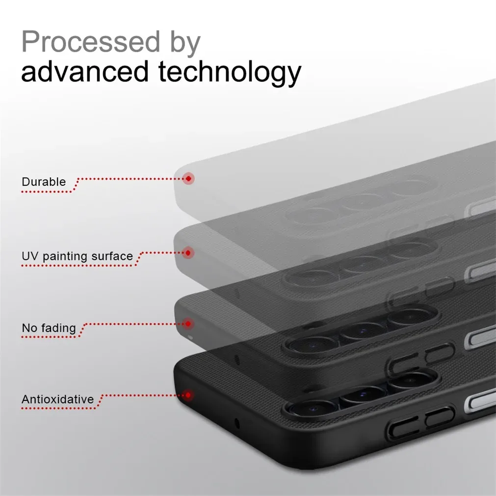 For Samsung Galaxy A16 5G 4G Case NILLKIN Super Frosted Shield Case Hard PC Light Ultra-Thin Shell Back Cover For Samsung A16