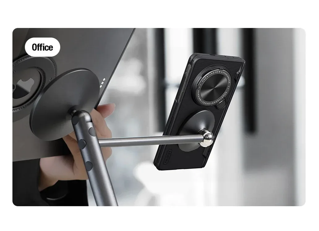 For OPPO Find N5 MagSafe Case NILLKIN Frosted Shield Prop Magnetic Case Camera Cover Holder Folding Cover For OPPO Find N5