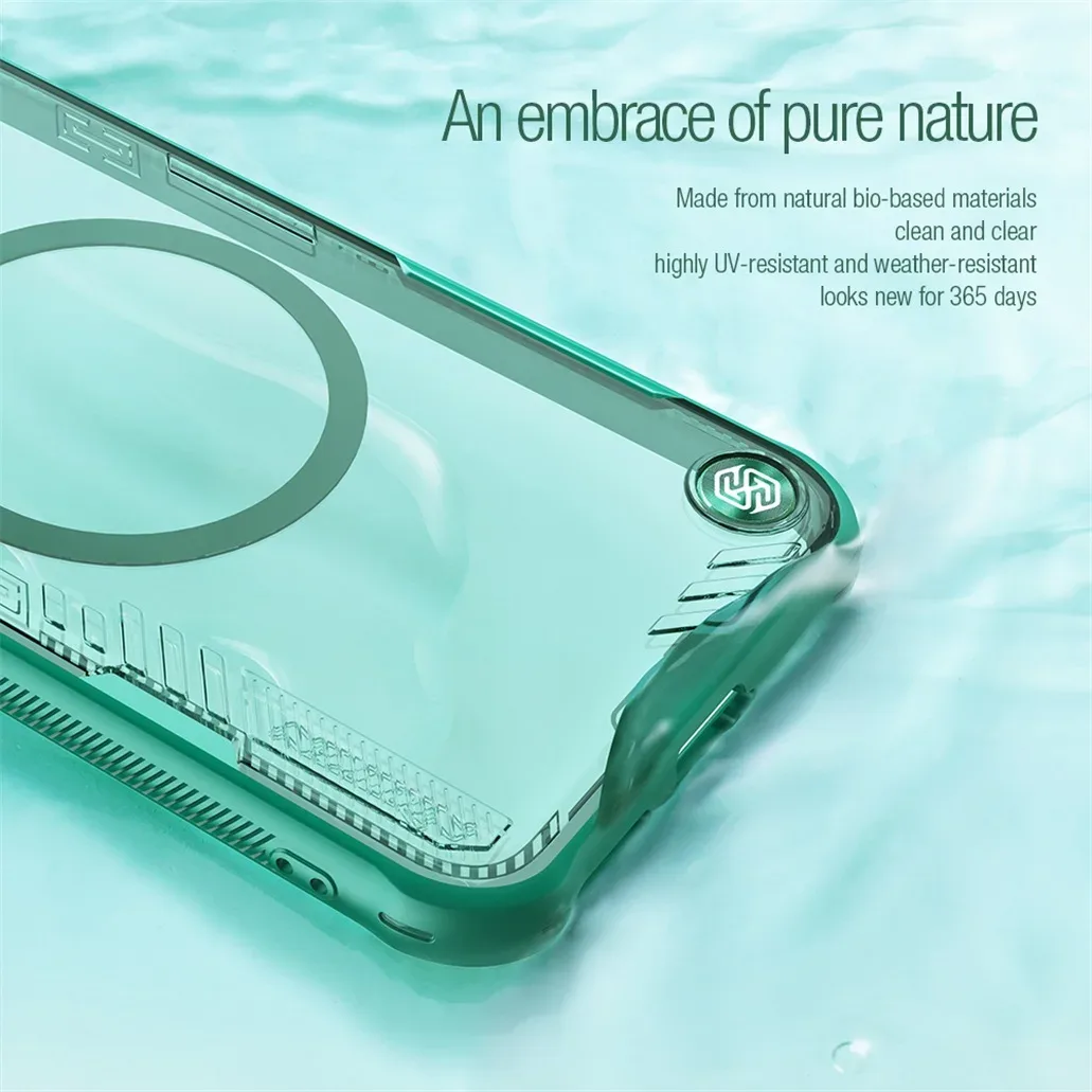 MagSafe Case For Huawei Pura 70 Pro / Pura70 Pro+ Plus NILLKIN Iceblade Prop Clear Magnetic Case Flip-style Holder Camera Cover