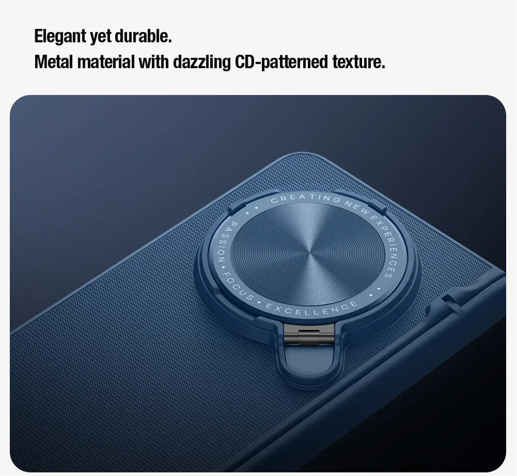 For OPPO Find N5 Case NILLKIN Frosted Shield Prop Camera Cover Flip-style Lens Holder 180°Folding Cover For OPPO Find N5