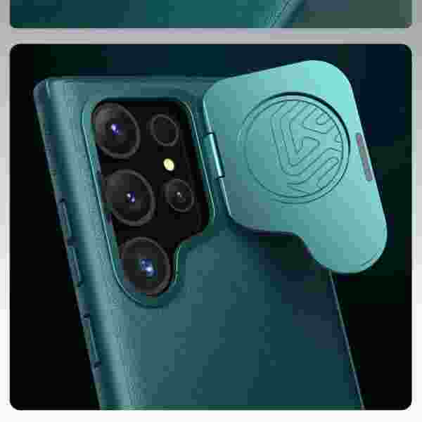 Чехол Nillkin Camshield Prop Leather для Samsung Galaxy S24 Ultra (MagSafe) — изображение 4