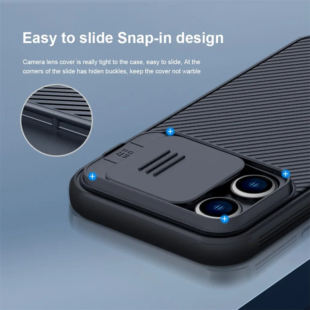 For iPhone 14 Pro Max Magnetic Case NILLKIN CamShield Pro For iPhone14 For MagSafe Slide Camera Cover For iPhone 14 Pro /14 Plus