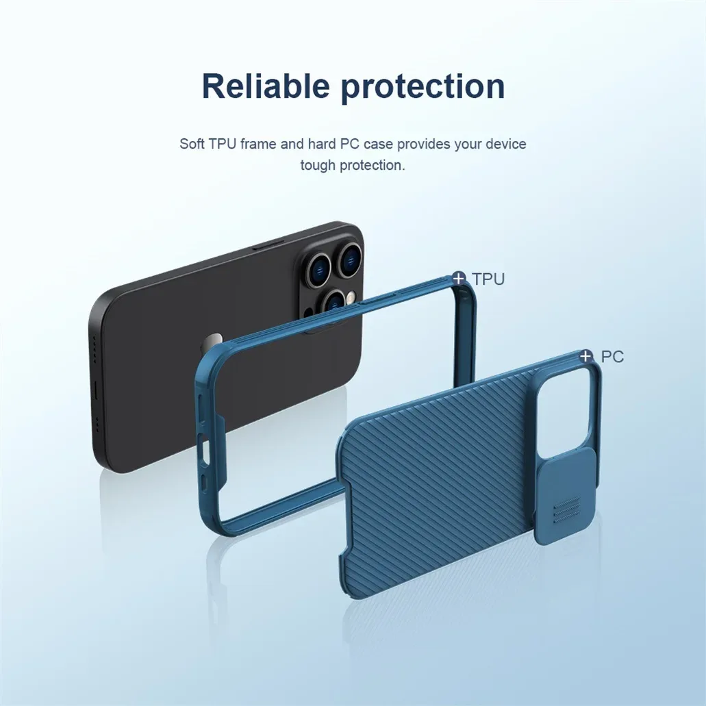 For iPhone 14 Pro Max Magnetic Case NILLKIN CamShield Pro For iPhone14 For MagSafe Slide Camera Cover For iPhone 14 Pro /14 Plus