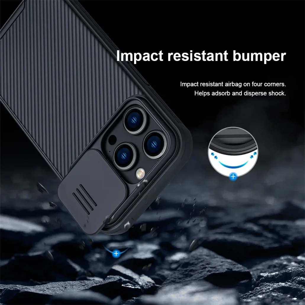 For iPhone 14 Pro Max Magnetic Case NILLKIN CamShield Pro For iPhone14 For MagSafe Slide Camera Cover For iPhone 14 Pro /14 Plus