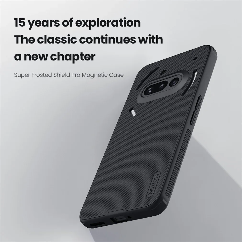 For Nothing Phone 3a Pro MagSafe Case Nillkin Frosted Shield Pro Magnetic Case Shockproof Luxury Back Cover For Nothing Phone 3a