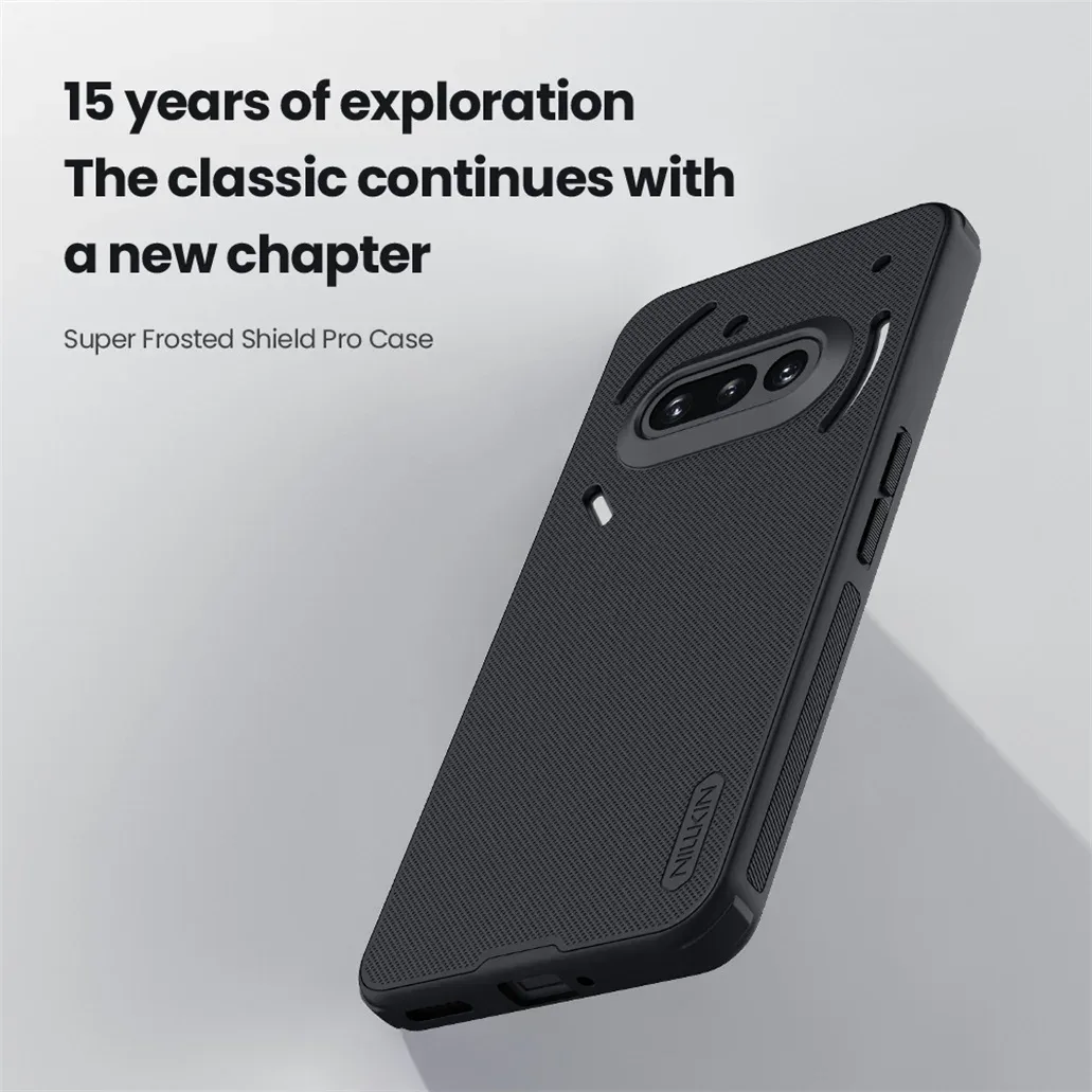 For Nothing Phone 3a Pro Case Nillkin Frosted Shield Pro Soft Edges Hard Shell Shockproof Ultra-thin Cover For Nothing Phone 3a