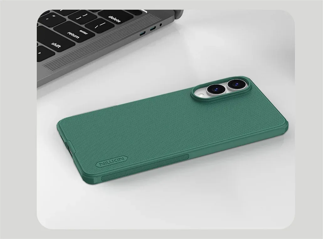 For Samsung Galaxy S25 Edge Case Nillkin Frosted Shield Pro Soft Edges Hard Shell Shockproof Ultra-thin Cover For SAM S25 Edge