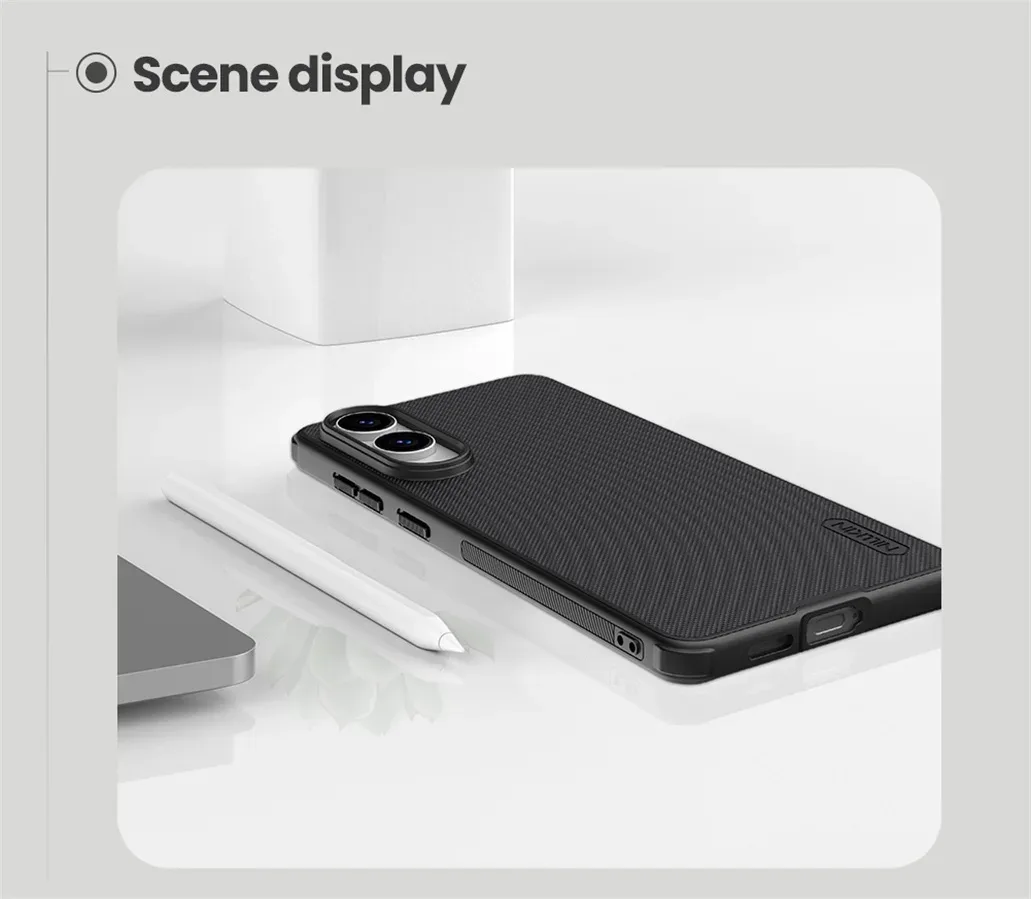For Samsung Galaxy S25 Edge Case Nillkin Frosted Shield Pro Soft Edges Hard Shell Shockproof Ultra-thin Cover For SAM S25 Edge