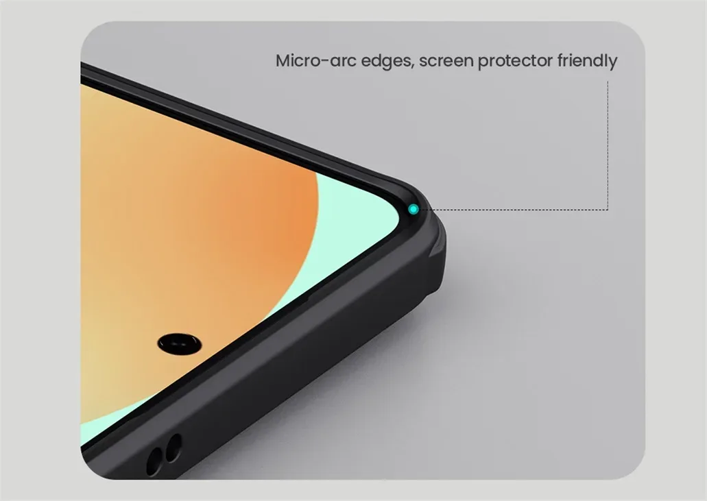 For Samsung Galaxy S25 Edge Case Nillkin Frosted Shield Pro Soft Edges Hard Shell Shockproof Ultra-thin Cover For SAM S25 Edge